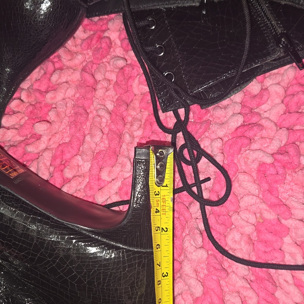 Free People Kayla Elegant Black Lace-Up Women's Boots - Picture 11 of 12